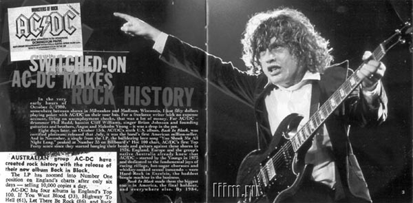 AC/DC. Back In Black (1980). Фото 2