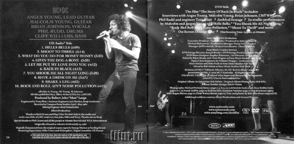 AC/DC. Back In Black (1980). Фото 8
