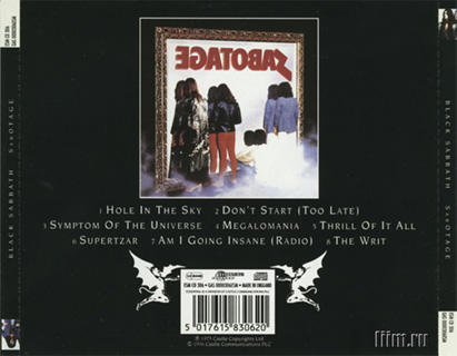 Black Sabbath. Sabotage (1975) Фото 5