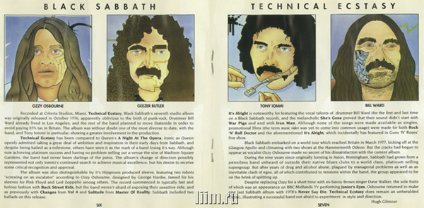 Black Sabbath. Technical Ecstasy (1976) Фото 3