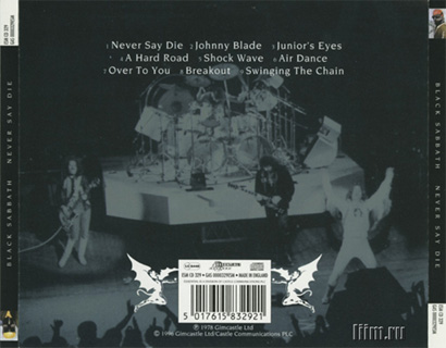 Black Sabbath. Never Say Die! (1978) Фото 6