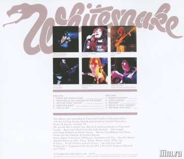 Whitesnake. Lovehunter (1979) Фото 9