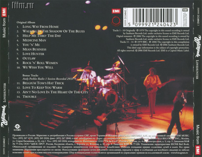 Whitesnake. Lovehunter (1979) Фото 11